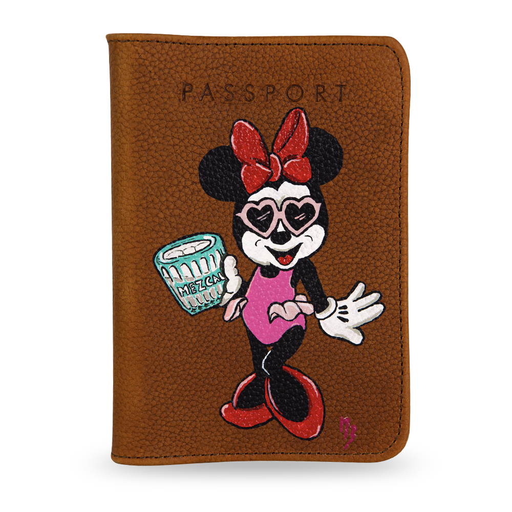 Porta pasaportes Minnie Mouse